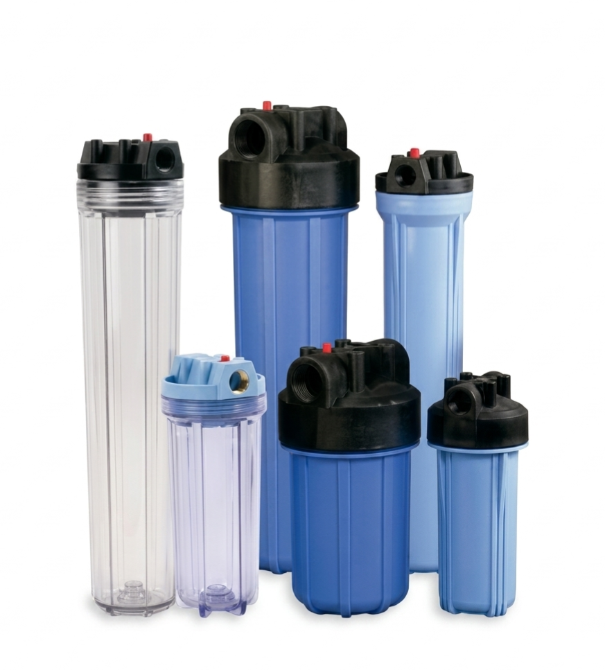 Filtro Big Blue para ponto de uso de alta vazão
